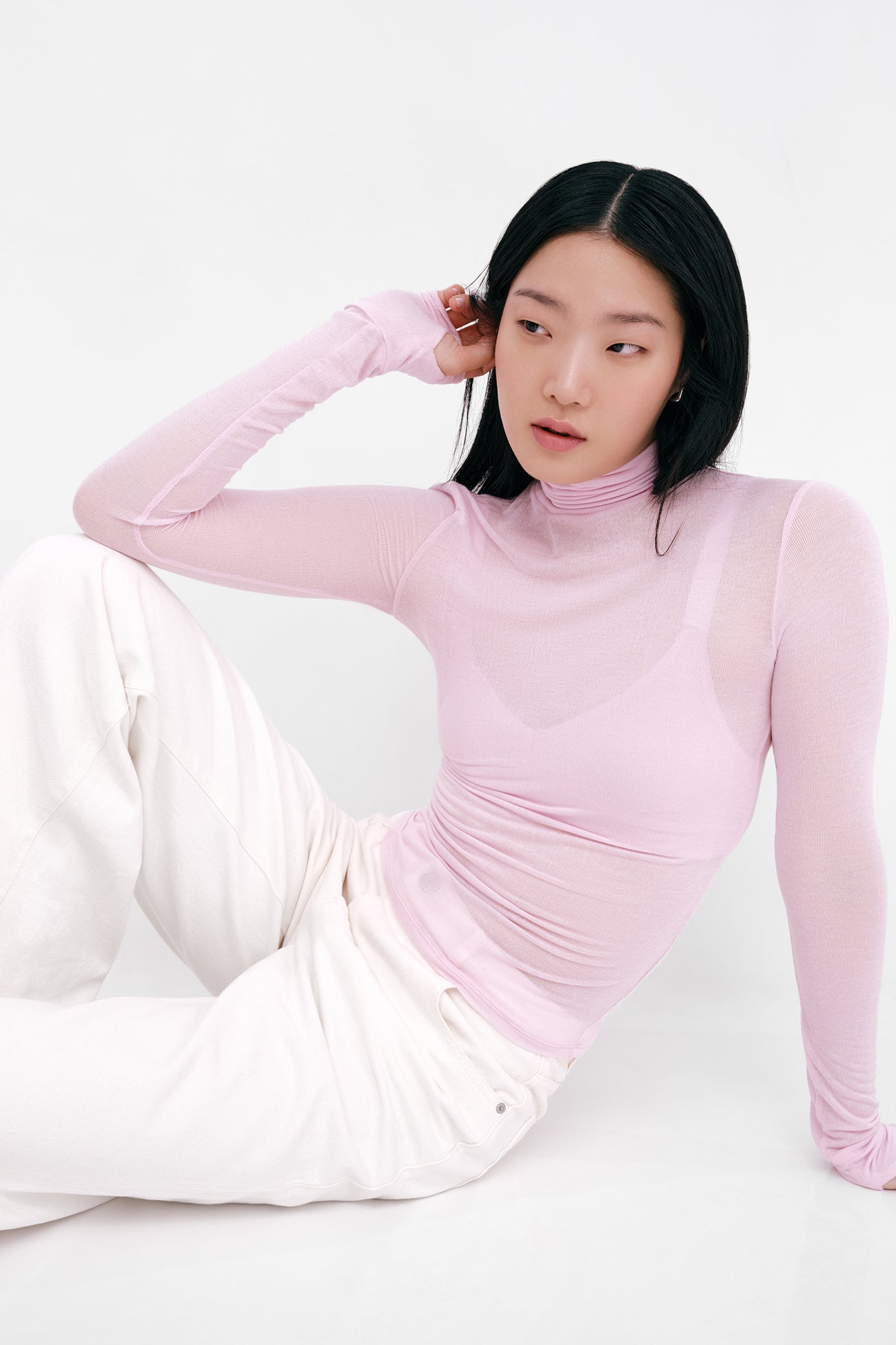 Eloise Sheer Turtleneck