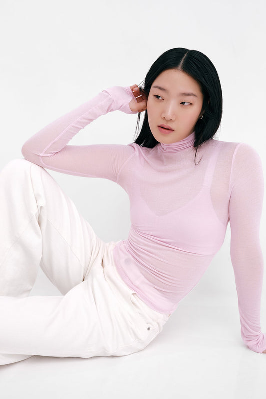 Eloise Sheer Turtleneck