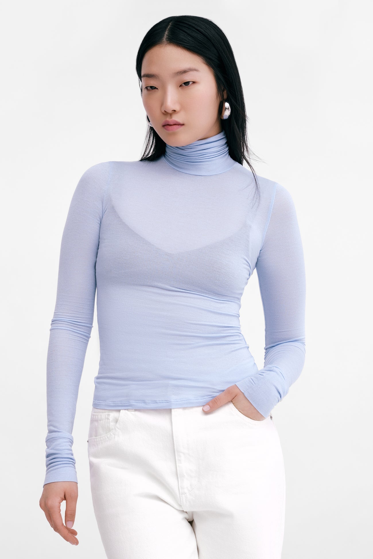 Eloise Sheer Turtleneck