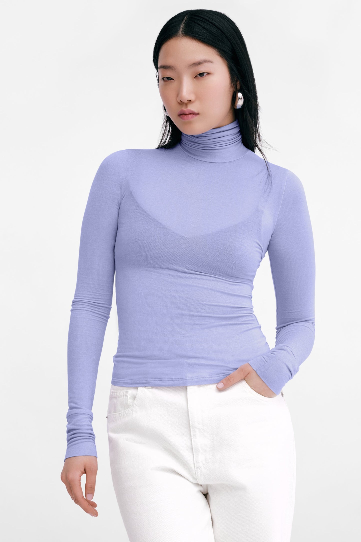 Eloise Sheer Turtleneck