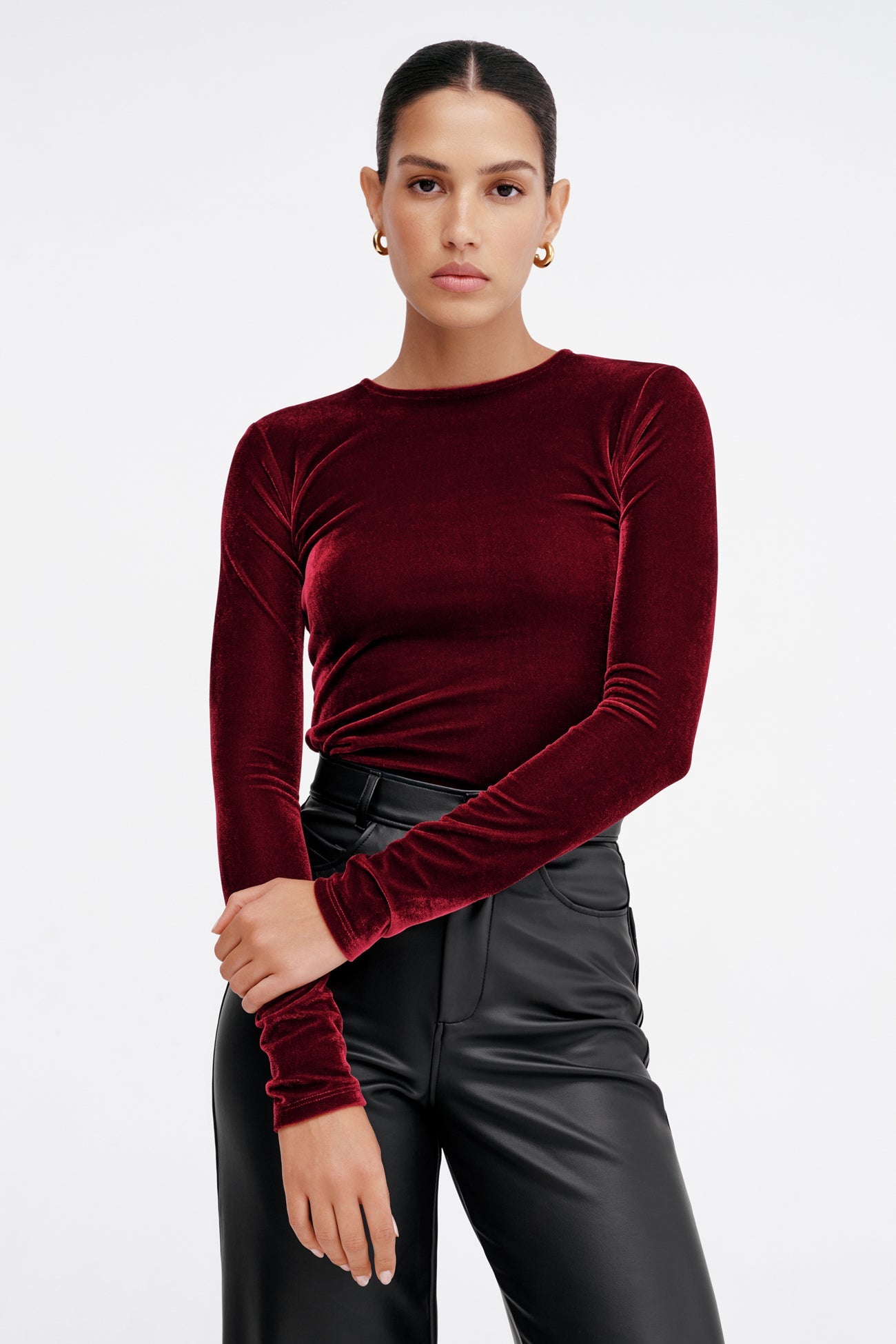 Ansley Velvet Top