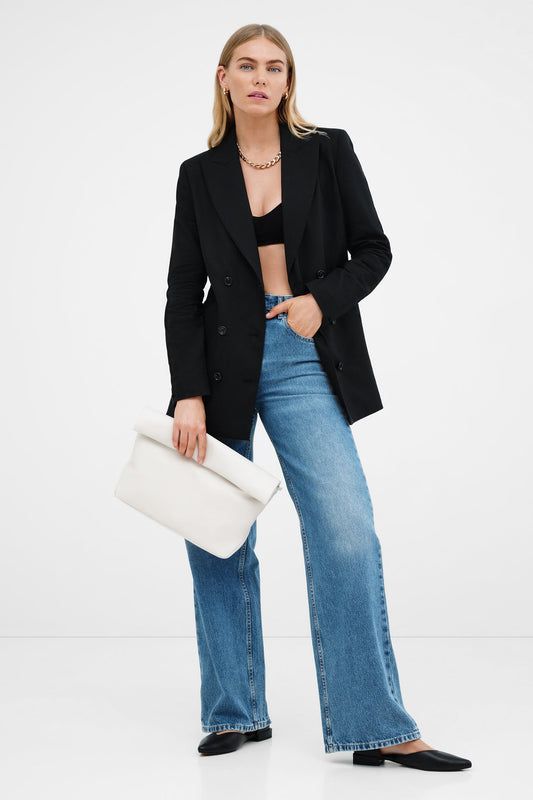 Linden Linen-Blend Blazer