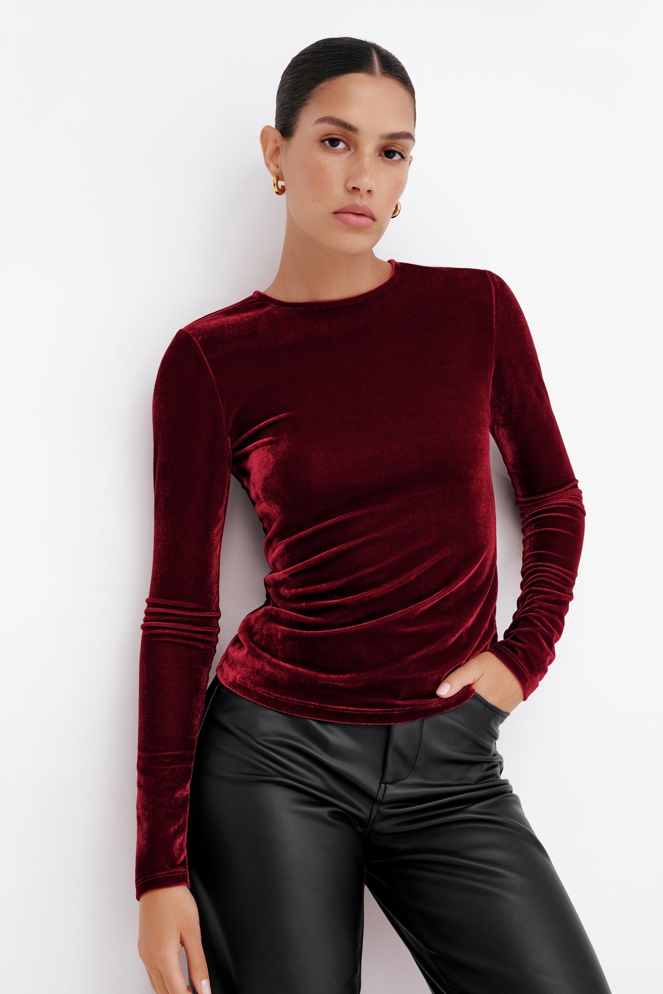 Ansley Velvet Top