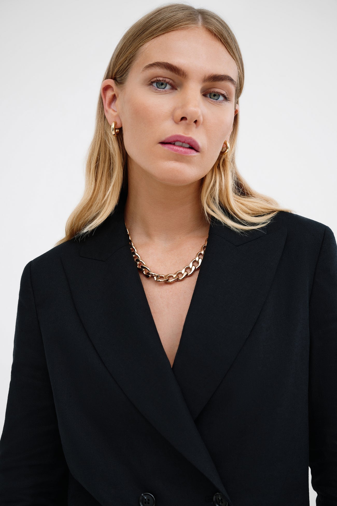 Linden Linen-Blend Blazer