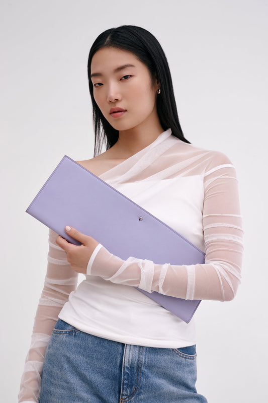 Belle Leather Clutch