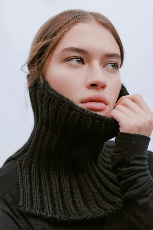 Grace Knit Vegan Neckwarmer