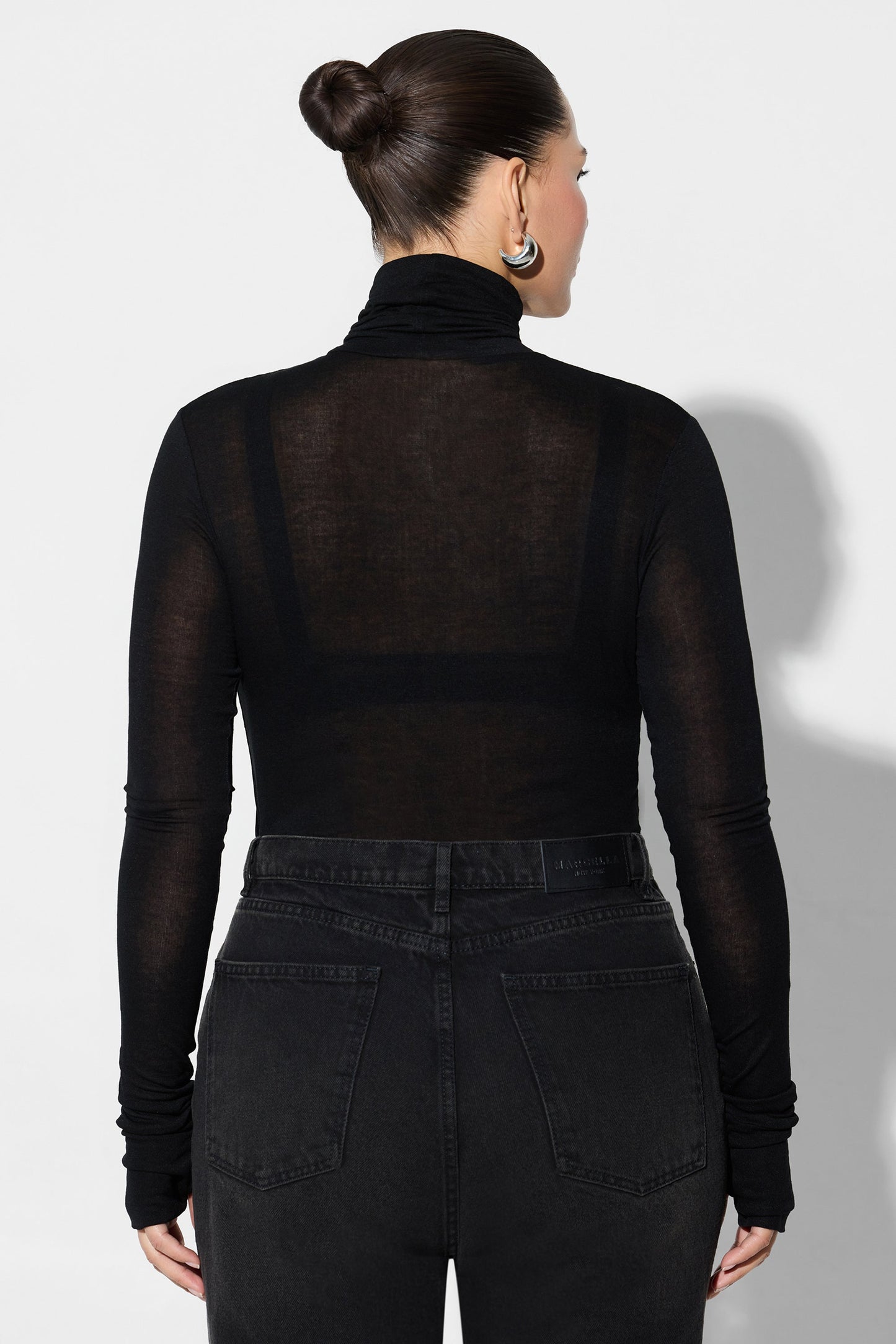 Eloise Sheer Turtleneck