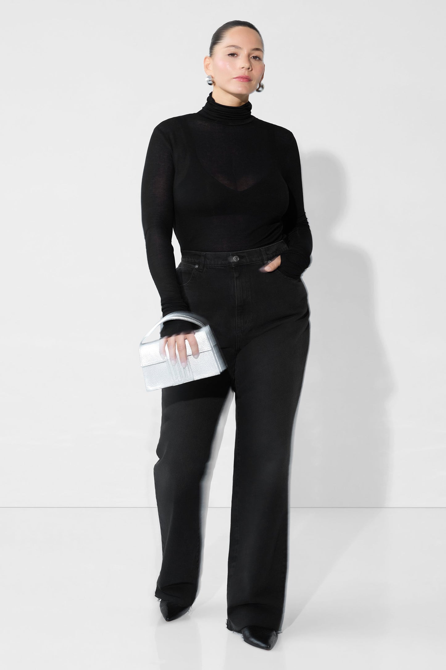 Eloise Sheer Turtleneck