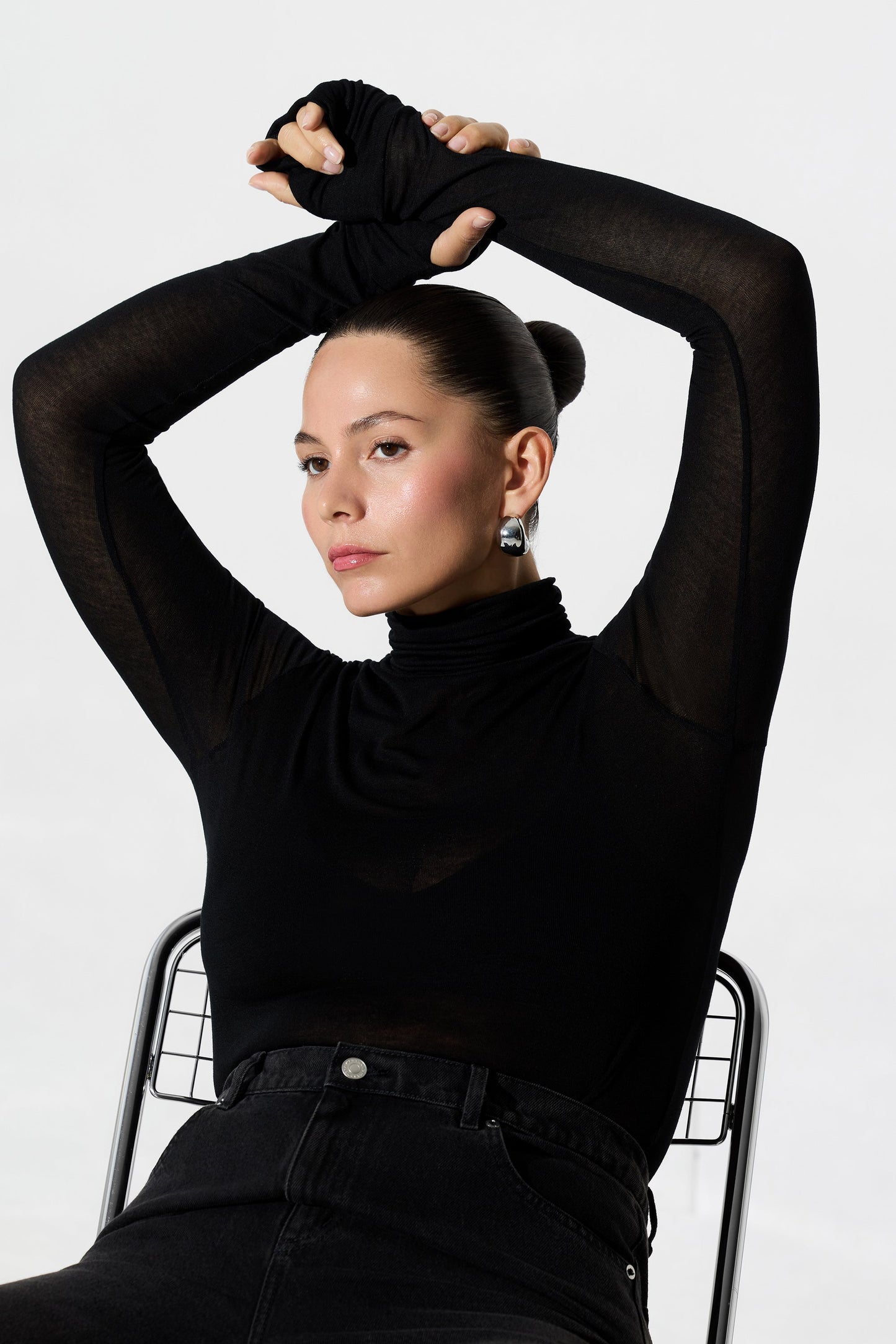 Eloise Sheer Turtleneck