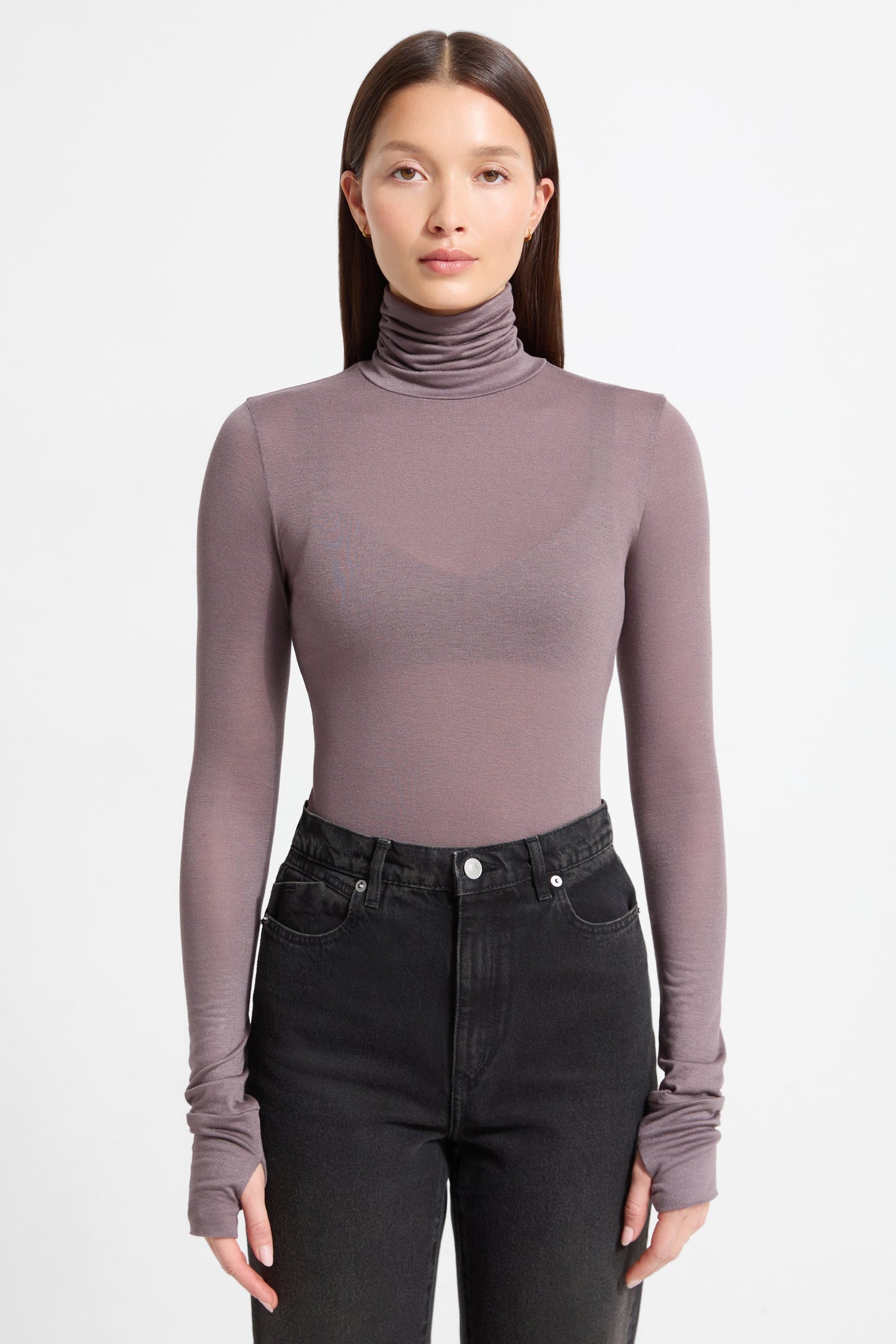 Eloise Sheer Turtleneck