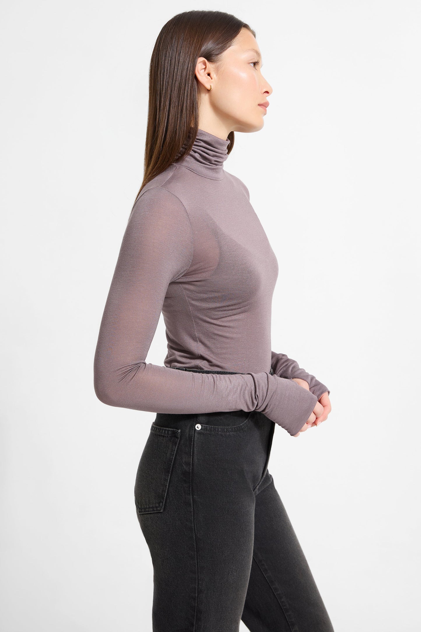 Eloise Sheer Turtleneck