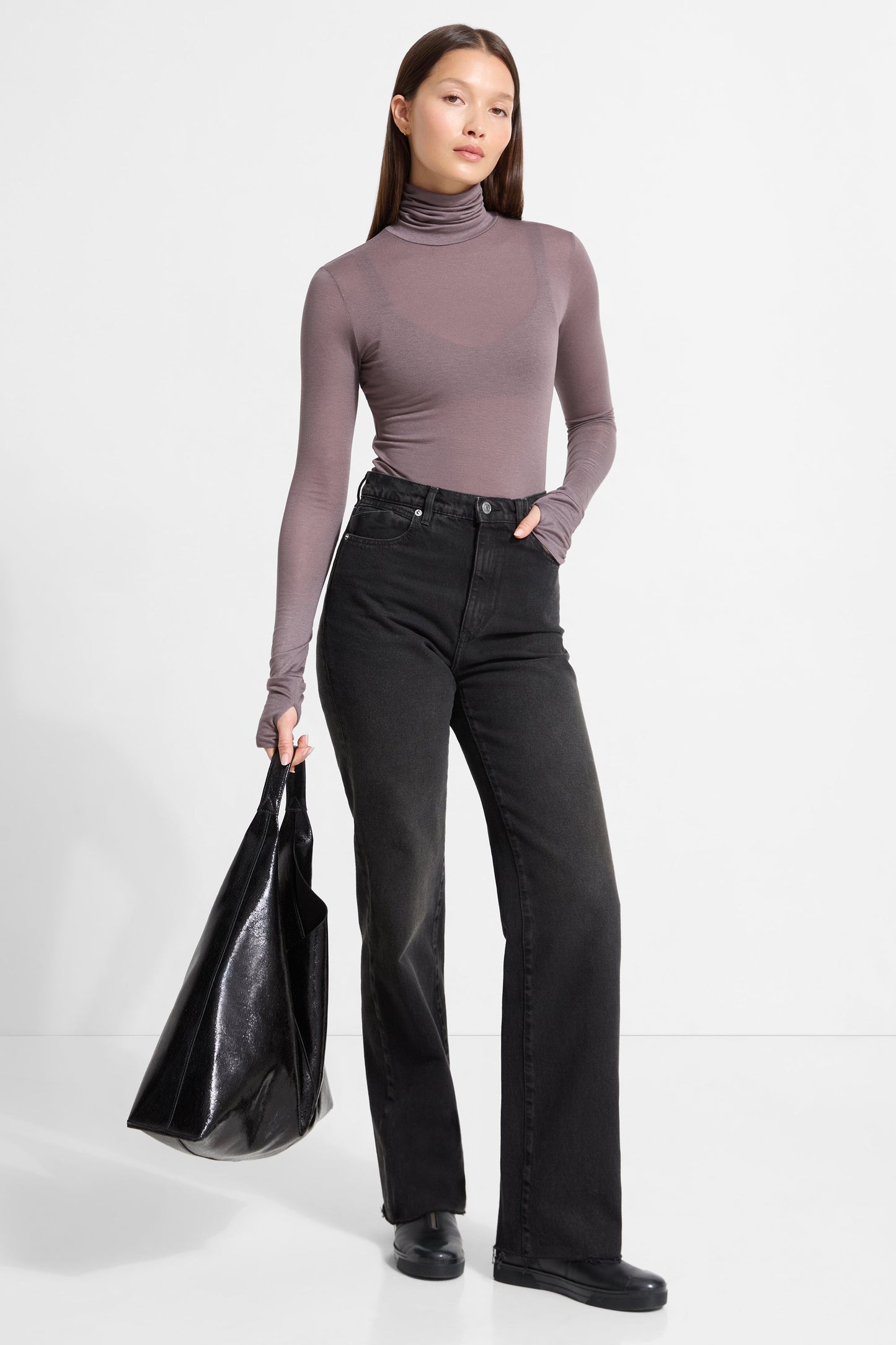 Eloise Sheer Turtleneck