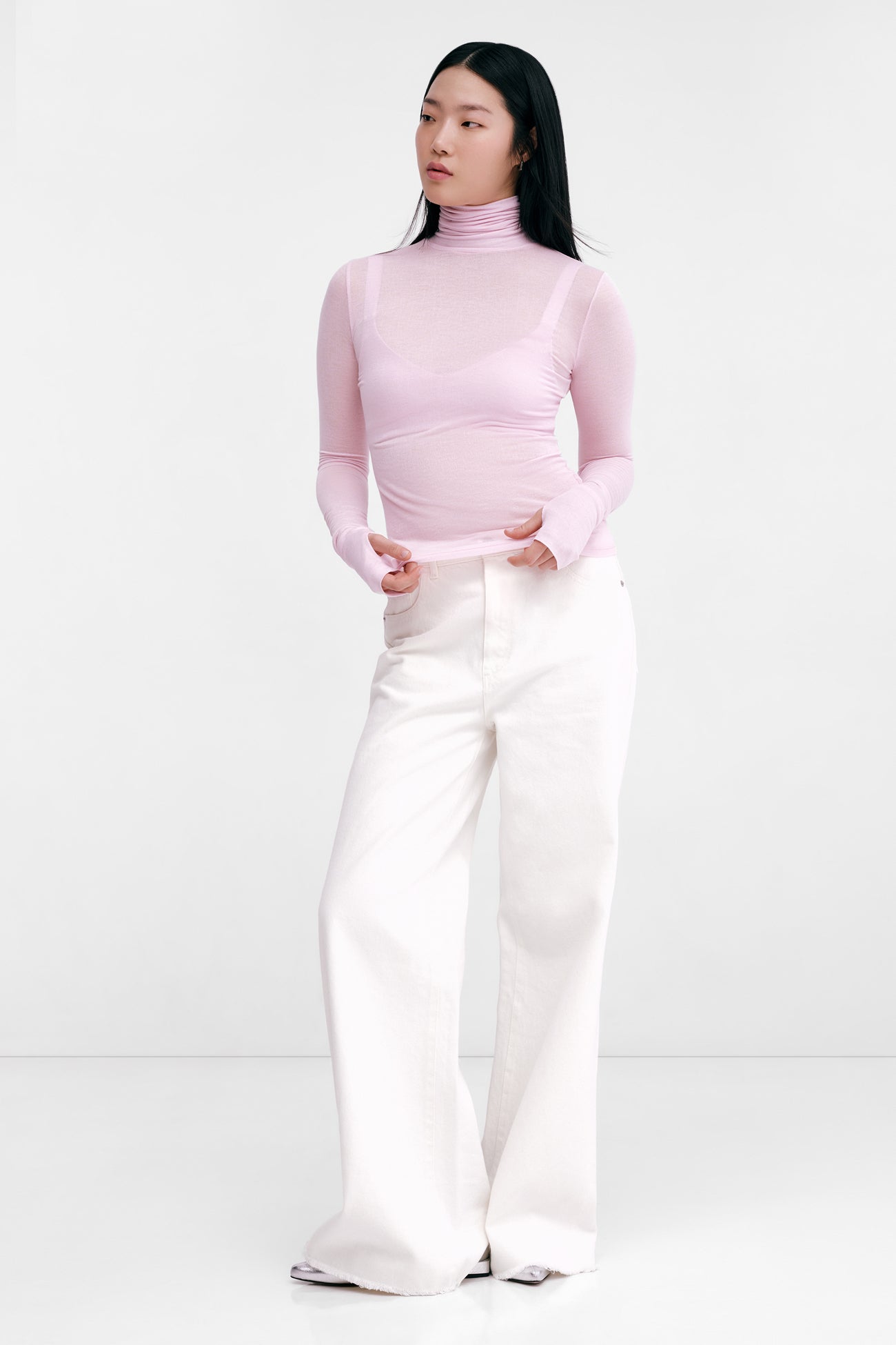 Eloise Sheer Turtleneck