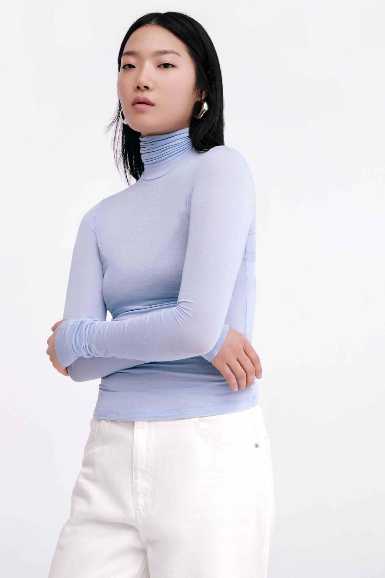 Eloise Sheer Turtleneck