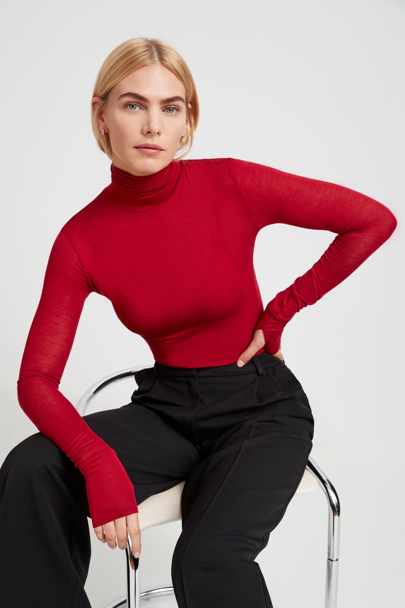 Eloise Sheer Turtleneck