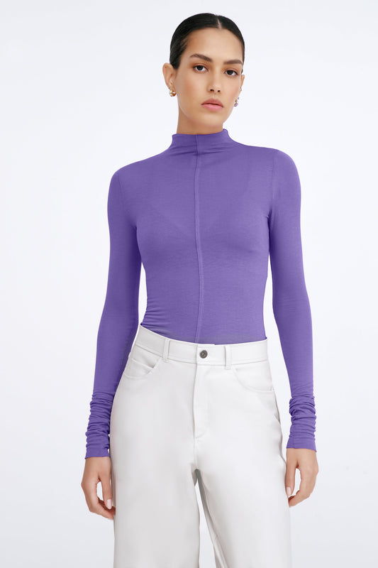 Alicia Sheer Turtleneck