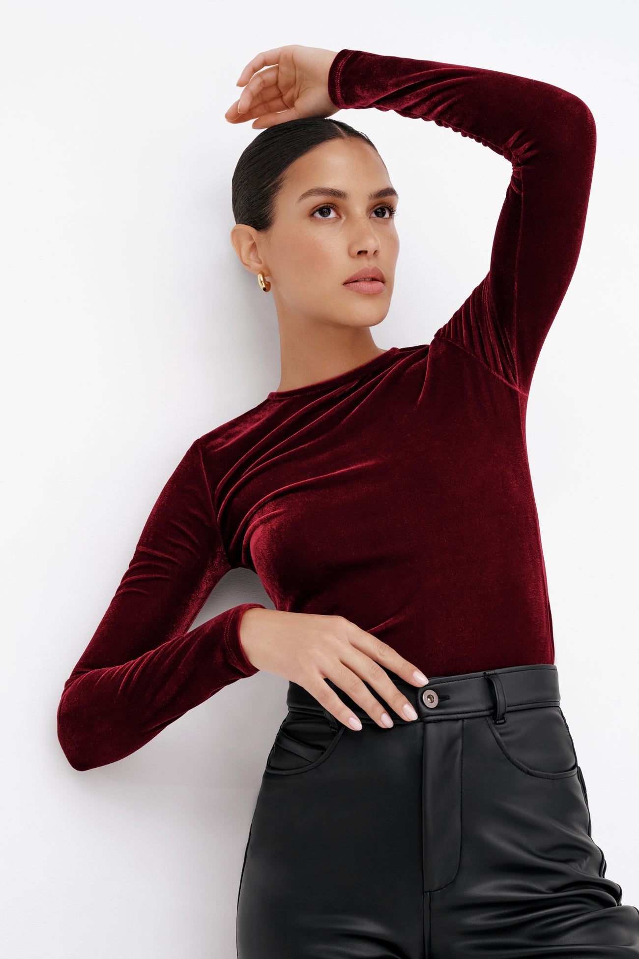 Ansley Velvet Top