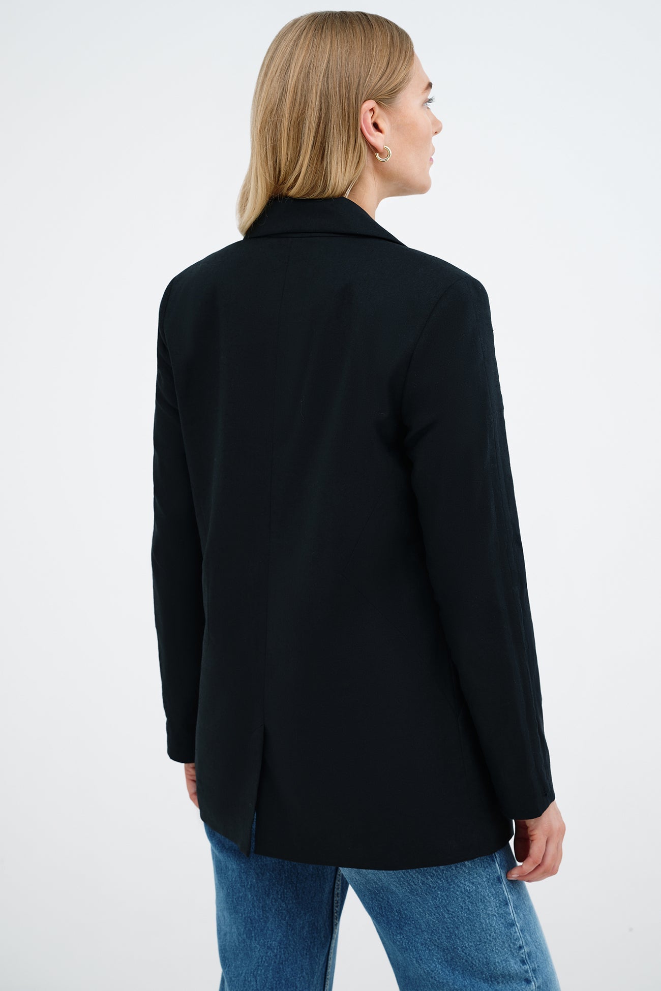 Linden Linen-Blend Blazer