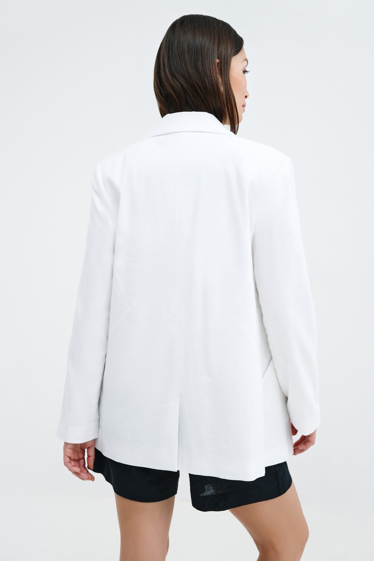 Linden Linen-Blend Blazer