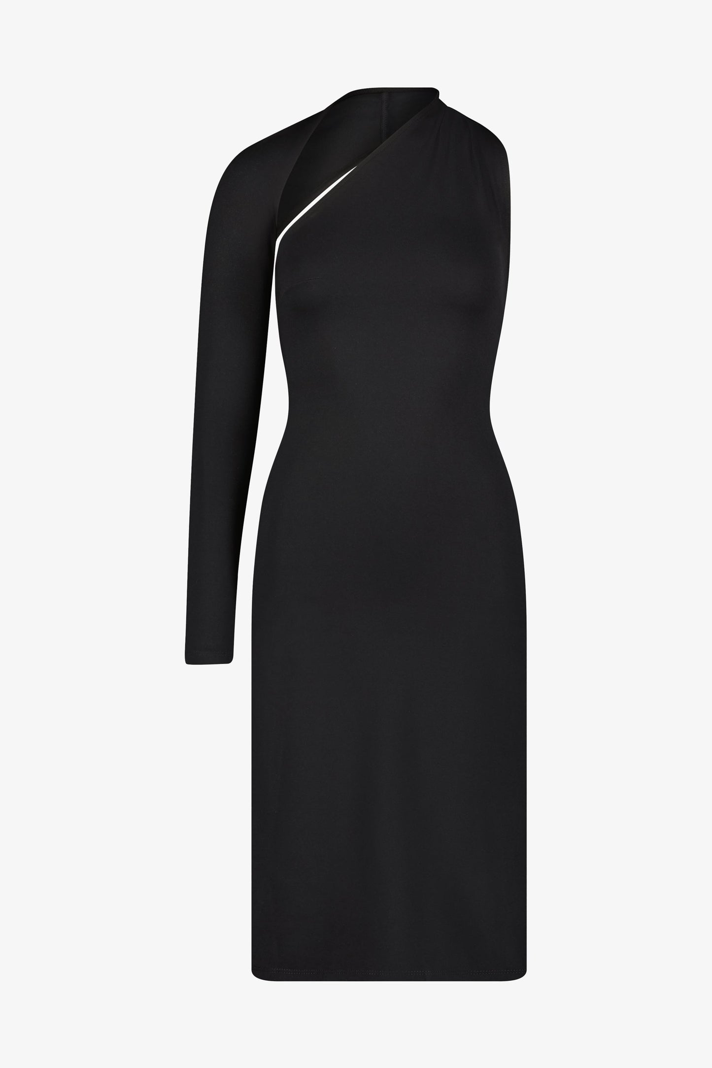 Manhattan One Shoulder Midi Dress