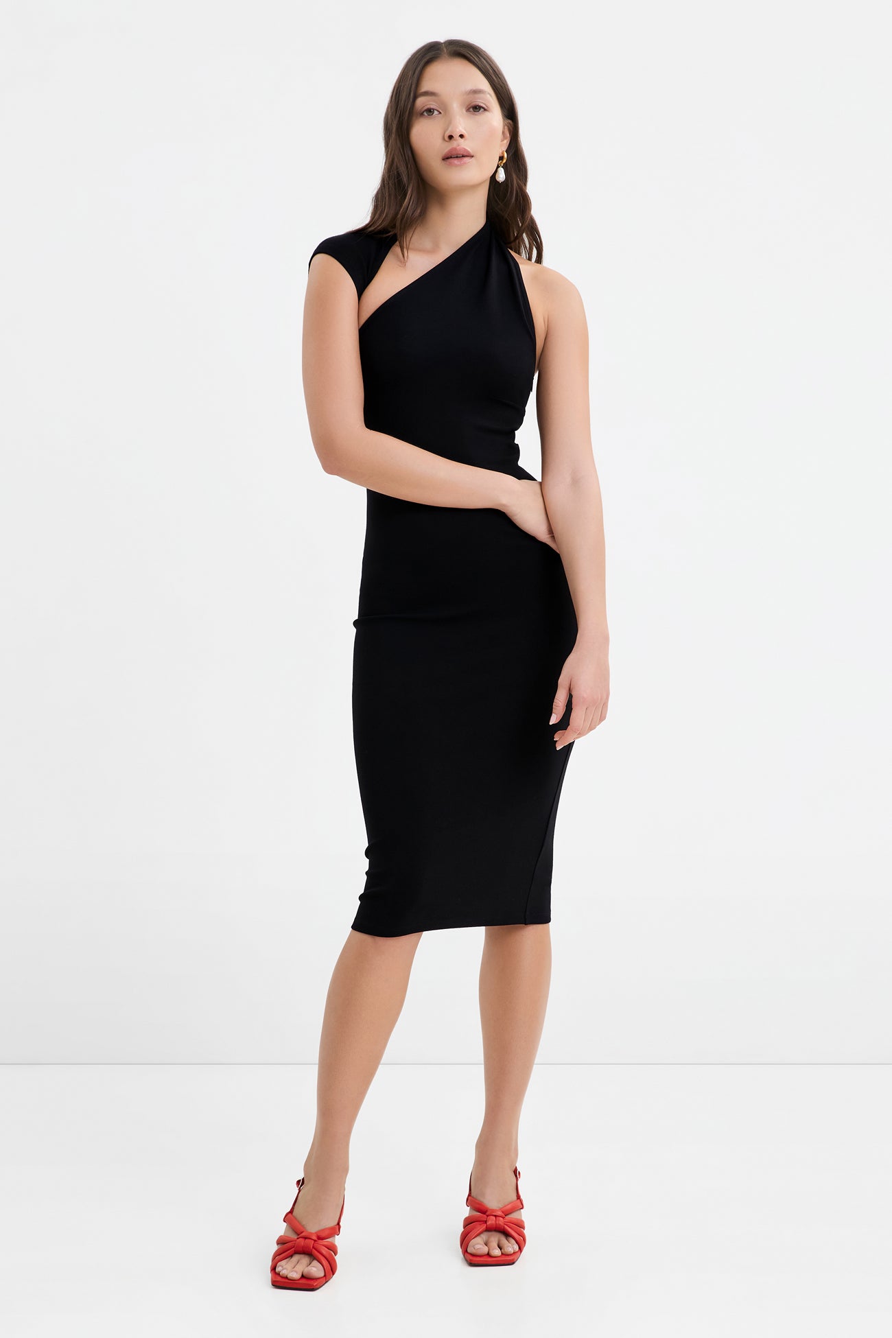 Manhattan Sleeveless Midi Dress