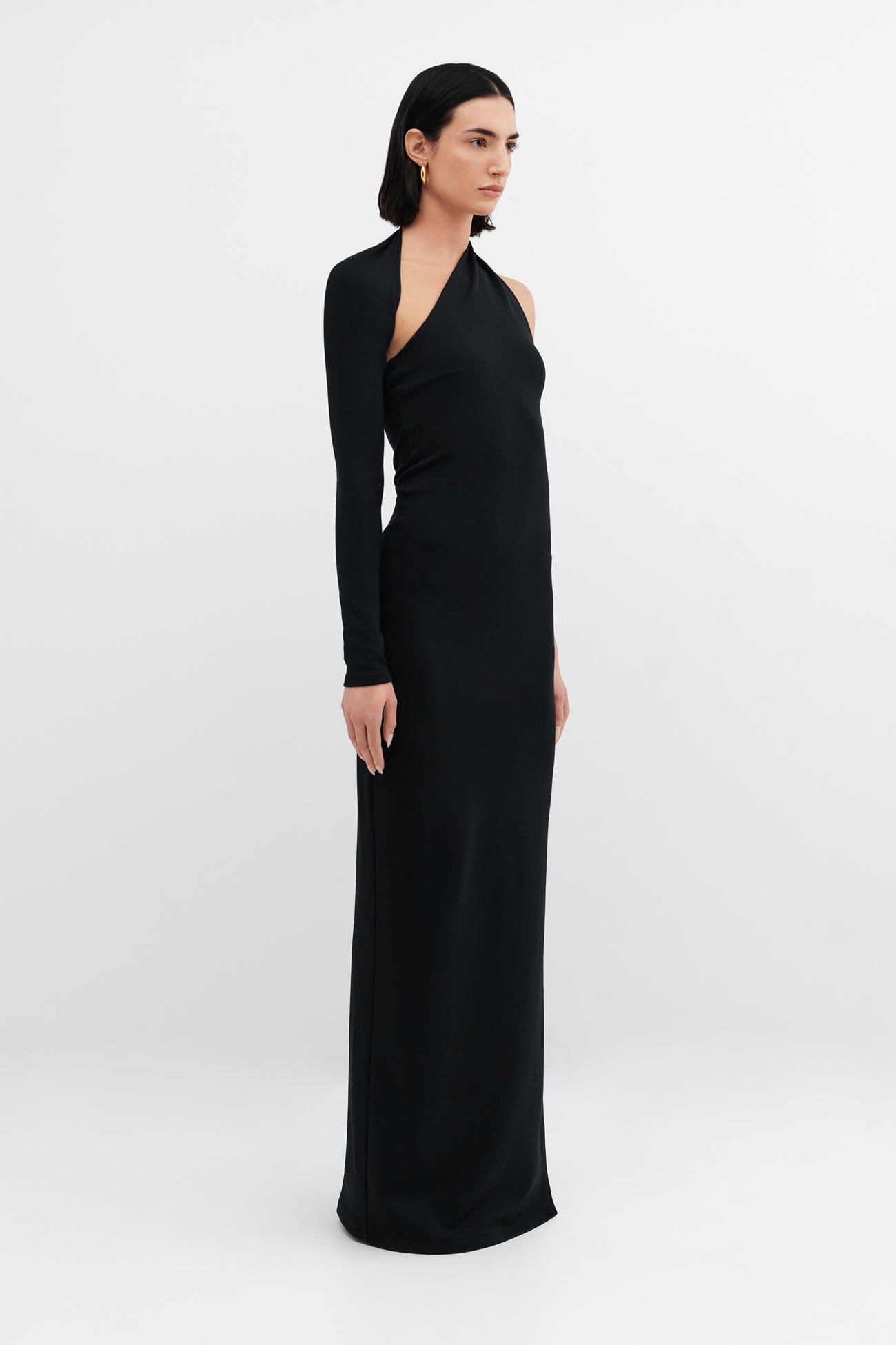 Petite Manhattan Slit Gown