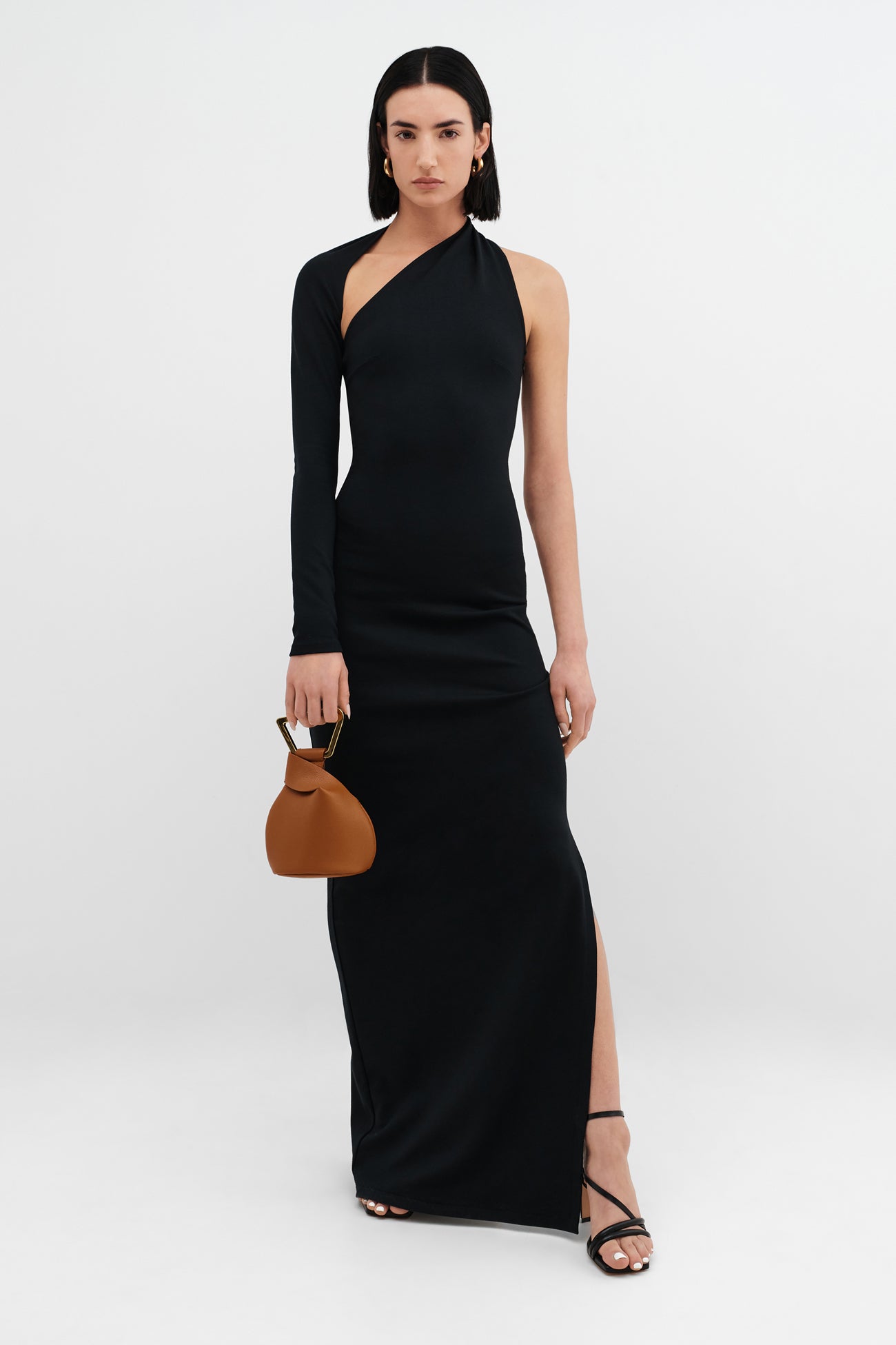 Petite Manhattan Slit Gown